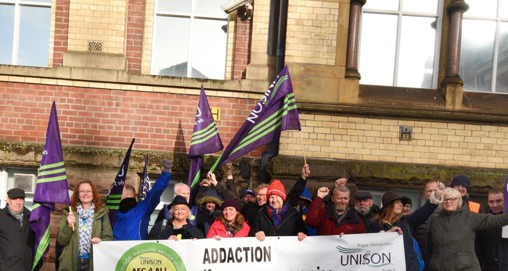 Wigan rehab staff to strike again as £140k Addaction rebrand sparks fury