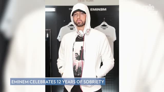 Eminem celebrates 12 years of sobriety: 'Clean dozen, in the books!'